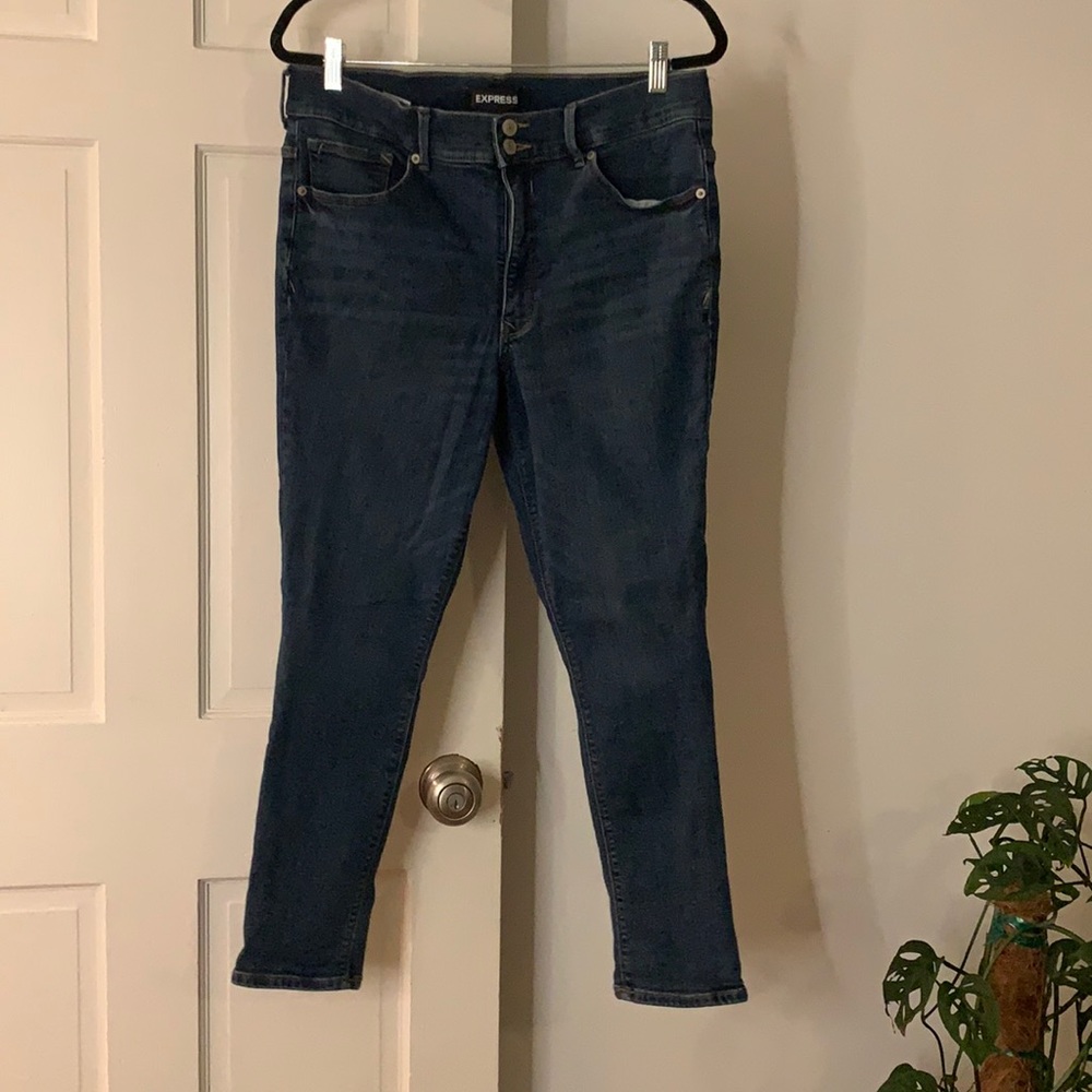 Express | Stretch + Denim Perfect Cropped Legging